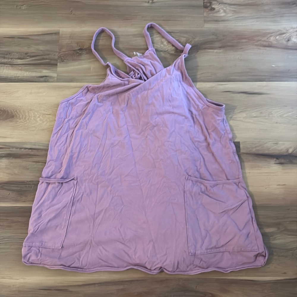 Free people movement large purple hot shot romper